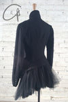marc le bihan spencer tulle jacket 2210 black